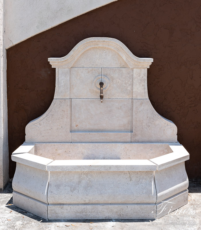 Marble Fountains  - Old World Tuscan Country Wall Fountain - MF-1808
